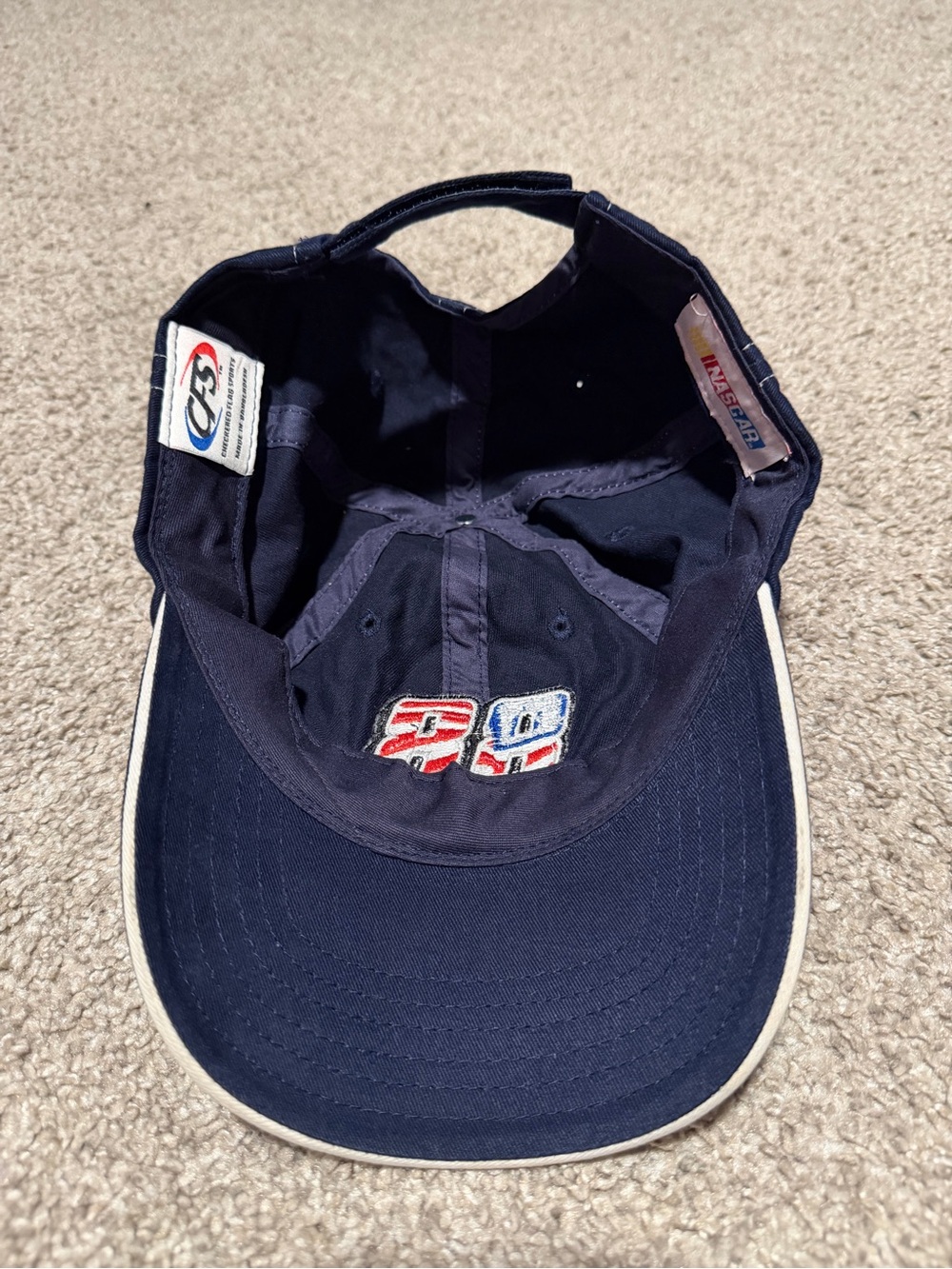 Bill Elliott #88 NASCAR Hat Cap Navy Blue Adjustable USA - Picture 4 of 6